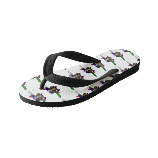 Vliegschildpad Kinder Teenslippers (Schuin)