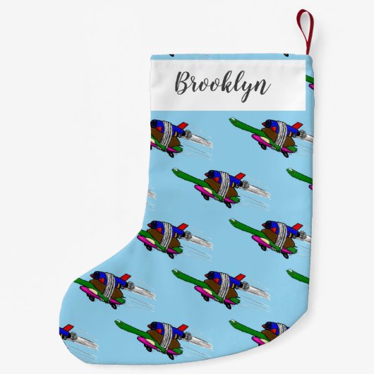 Vliegschildpad Kleine Kerstsok (Achterkant)