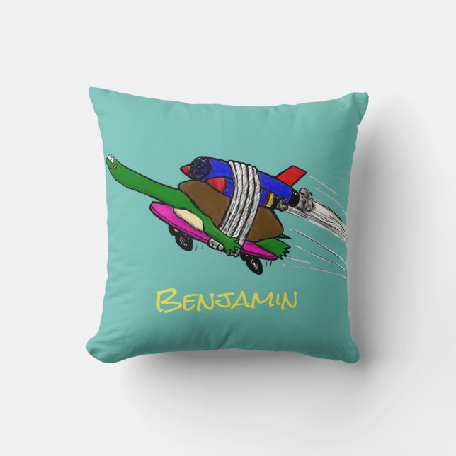 Vliegschildpad Kussen (Voorkant)