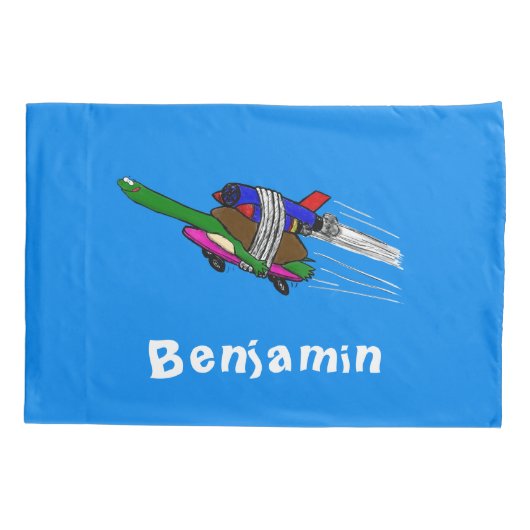 Vliegschildpad Kussensloop (Achterkant)