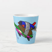 Vliegschildpad Latte Mok (Voorkant)