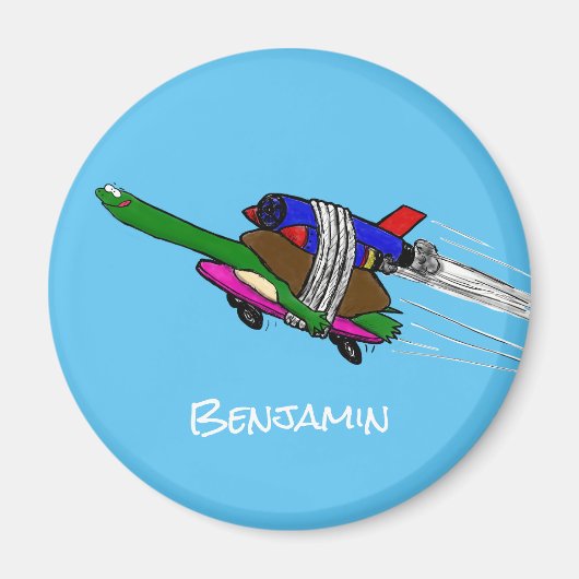 Vliegschildpad Magneet (Voorkant)