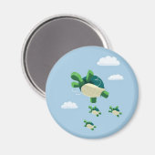 Vliegschildpad Magneet (Voorkant / Achterkant)