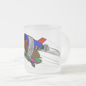 Vliegschildpad Matglas Koffiemok (Voorkant rechts)