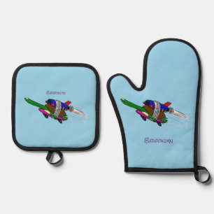 Vliegschildpad Ovenwant & Pannenlap Set