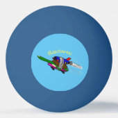 Vliegschildpad Pingpongbal (Achterkant)