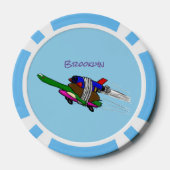 Vliegschildpad Poker Chips (Achterkant)