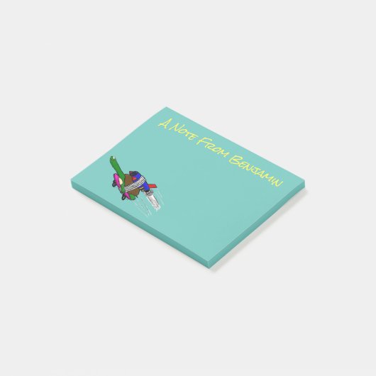 Vliegschildpad Post-it® Notes (Schuin)