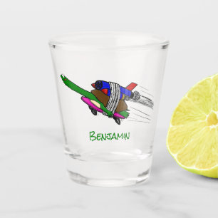 Vliegschildpad shot glas
