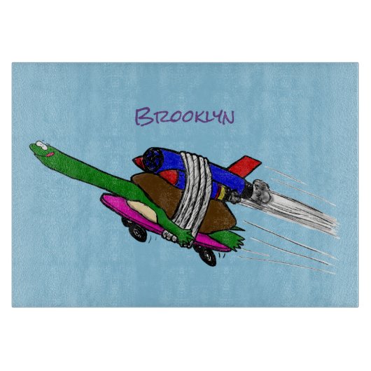 Vliegschildpad Snijplank (Voorkant)
