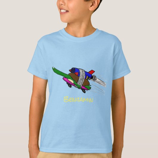 Vliegschildpad T-shirt (Voorkant)