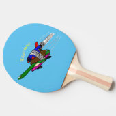 Vliegschildpad Tafeltennisbatje (Zijkant)