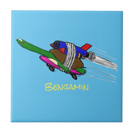 Vliegschildpad Tegeltje (Voorkant)