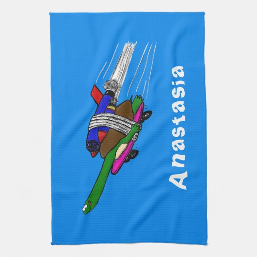 Vliegschildpad Theedoek (Verticaal)