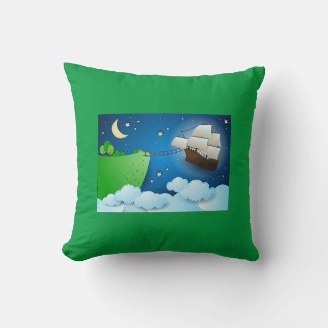 Vliegschip bij aanlanding kussen (Voorkant)