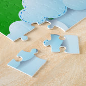 Vliegschip bij aanlanding legpuzzel (Zijkant)