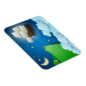 Vliegschip bij aanlanding magneet (Rechterzijde)