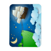 Vliegschip bij aanlanding magneet (Verticaal)