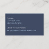 Vliegschool/instructeur/helikopter Visitekaartje (Achterkant)