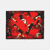 Vliegscooter Mania - Stunt Scooter Tricks Fleece Deken (Voorkant (Horizontaal))