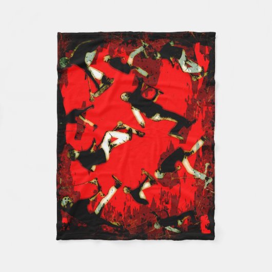 Vliegscooter Mania - Stunt Scooter Tricks Fleece Deken (Voorkant)