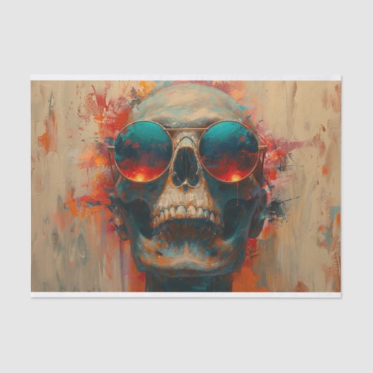 Vliegskelet1 Tissuepapier (Voorkant)