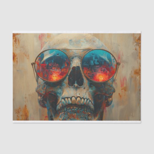 Vliegskelet4 Tissuepapier (Voorkant)