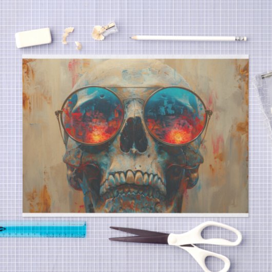 Vliegskelet4 Tissuepapier (Craft)