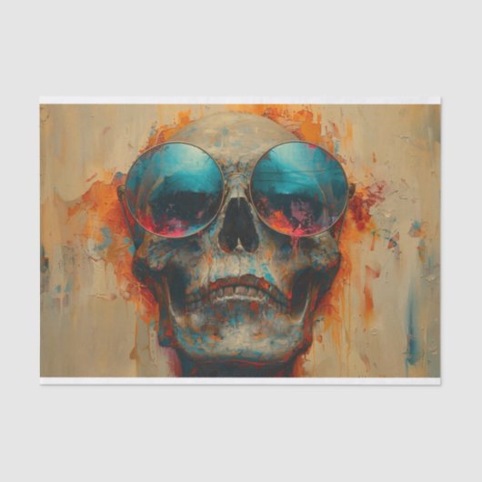 Vliegskelet5 Tissuepapier (Voorkant)