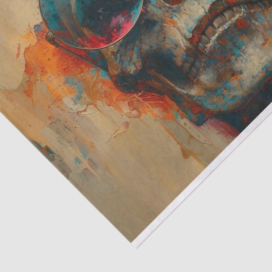 Vliegskelet5 Tissuepapier (Detail)