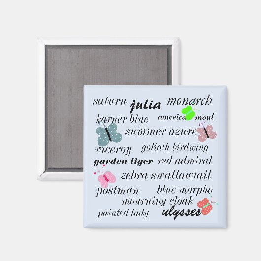 Vliegsoort Magneet (Voorkant / Achterkant)