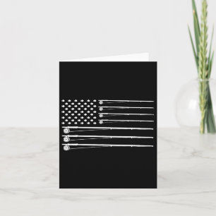 Vliegstaaf Vissen Amerikaanse Vlag Kaart