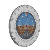 Vliegstandaanwijzer Dartbord (Voorkant Links)