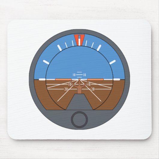 Vliegstandaanwijzer Muismat (Voorkant)