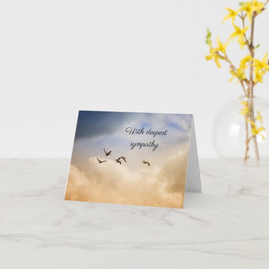 VLIEGSYMPATHIE KAART (Gele Bloem)