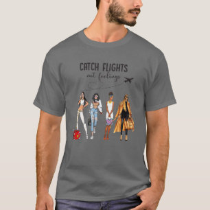 Vliegt niet tegen zwarte vrouwen Vacatie Su T-shirt
