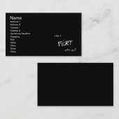 Vliegt Visitekaartje (Voorkant / Achterkant)