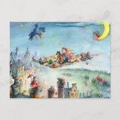 Vliegtapijtride - Briefkaart voor kinderen (Voorkant)