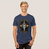 Vliegtechnicus Veteraan Tri-Blend Shirt (Voorkant volledig)