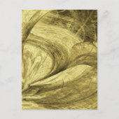 Vliegthreads van goud briefkaart (Voorkant)