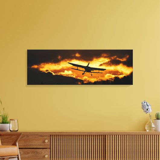 Vliegthuisbasis Canvas Afdruk (Insitu (Woonkamer))