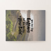 Vliegticket Geluk Legpuzzel (Horizontaal)