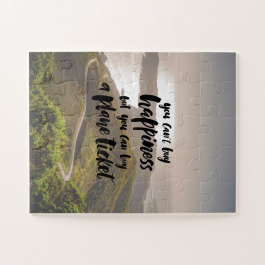 Vliegticket Geluk Legpuzzel (Horizontaal)