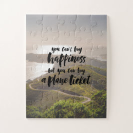 Vliegticket Geluk Legpuzzel