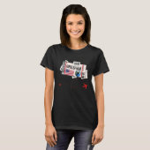 Vliegticket Gresham Meisje van Gresham Boarding T-shirt (Voorkant volledig)