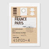 vliegticket Parijs frankrijk (Voorkant)