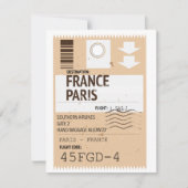 vliegticket Parijs frankrijk (Voorkant)