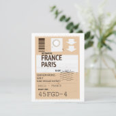 vliegticket Parijs frankrijk (Staand voorkant)