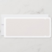 Vliegticket reizen thema neutraal baby shower kaart (Achterkant)