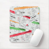 Vliegtickets Muismat (Met muis)